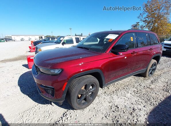 1C4RJHBG8PC515754 2023 JEEP GRAND CHEROKEE Red Առջևի ձախ երեք քառորդ տեսարան