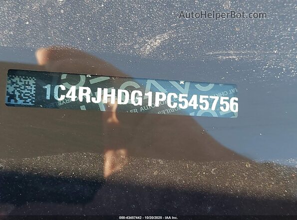 1C4RJHDG1PC545756 2023 JEEP GRAND CHEROKEE Серый Вид подкапотного пространства