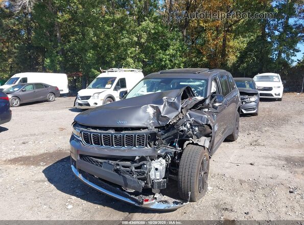 1C4RJKBG2N8531526 2022 JEEP GRAND CHEROKEE L Серый Передняя левая четверть
