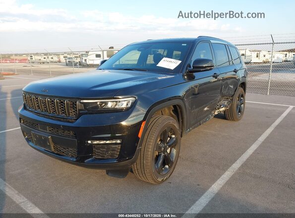 1C4RJKBG2R8527756 2024 JEEP GRAND CHEROKEE L Черный Передняя левая четверть