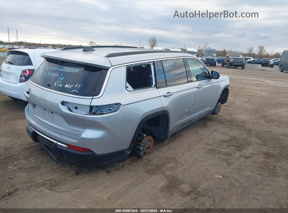 1C4RJKBG7R8542592 2024 JEEP GRAND CHEROKEE L Silver Tył prawy