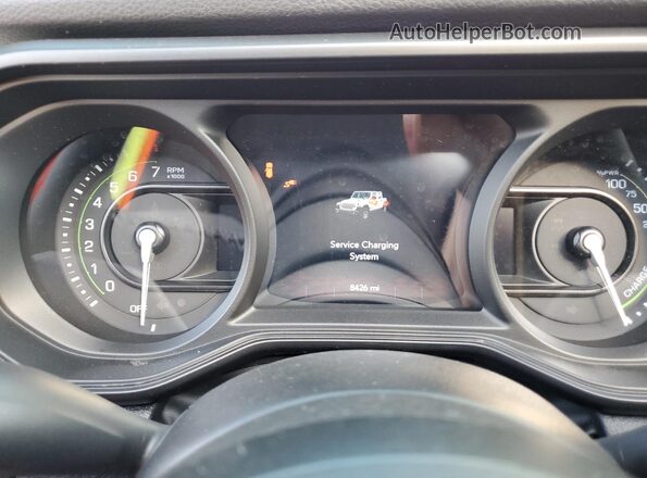 1C4RJXN65SW583515 2025 JEEP WRANGLER Красный Вид щитка приборов