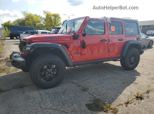 1C4RJXN65SW583515 2025 JEEP WRANGLER Красный Панорамный вид салона 360°