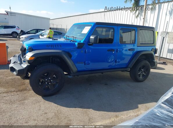 1C4RJXN66RW191265 2024 JEEP WRANGLER Синий 