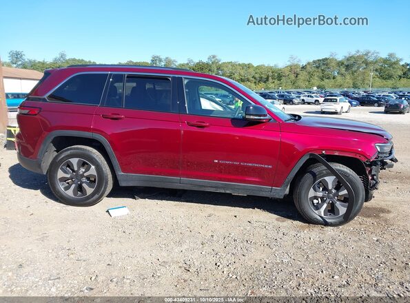 1C4RJYB61RC680944 2024 JEEP GRAND CHEROKEE 4XE Красный Панорамный вид салона 360°