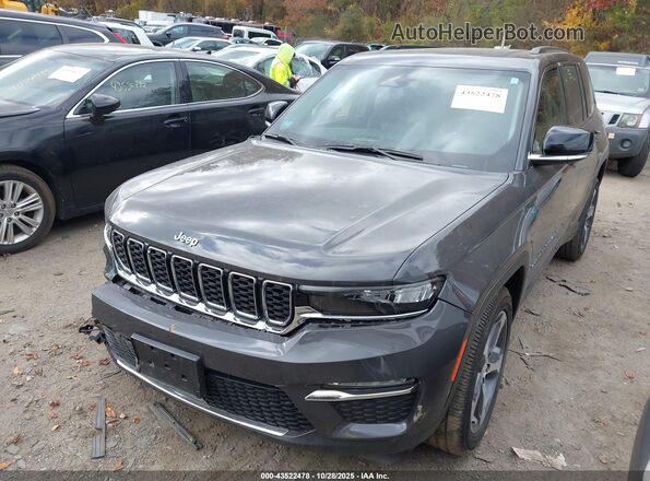 1C4RJYB65PC588992 2023 JEEP GRAND CHEROKEE 4XE Серый Передняя левая четверть