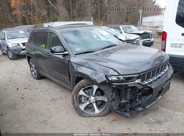 1C4RJYB65PC588992 2023 JEEP GRAND CHEROKEE 4XE Серый Передняя правая четверть