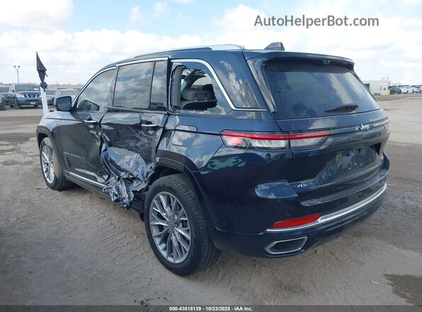 1C4RJYE66N8764637 2022 JEEP GRAND CHEROKEE 4XE Blue Tył lewy