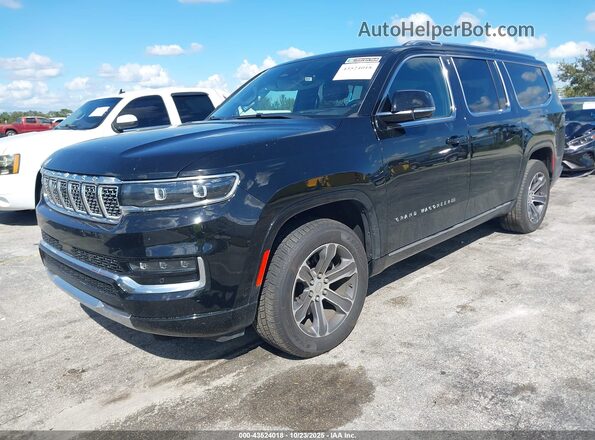 1C4SJSEPXRS112488 2024 JEEP GRAND WAGONEER L Черный Передняя левая четверть