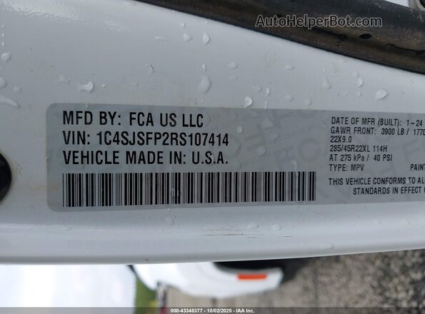 1C4SJSFP2RS107414 2024 JEEP GRAND WAGONEER L Белый Вид подкапотного пространства