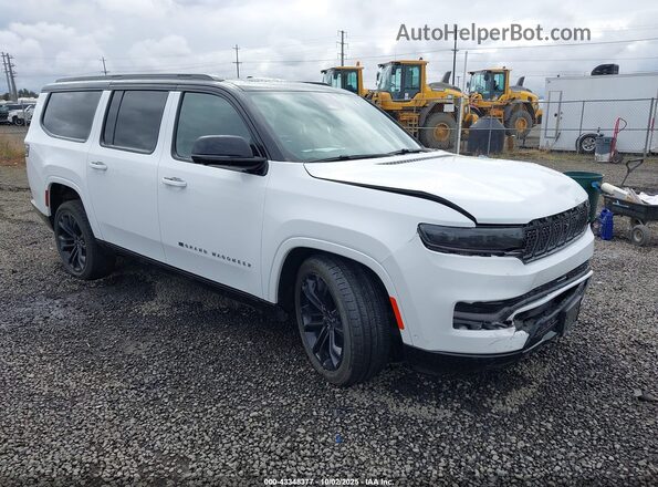 1C4SJSFP2RS107414 2024 JEEP GRAND WAGONEER L Белый Передняя правая четверть