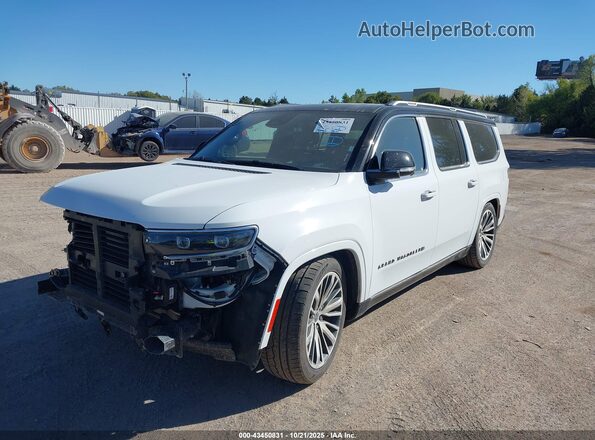 1C4SJSGPXRS182313 2024 JEEP GRAND WAGONEER L White Առջևի ձախ երեք քառորդ տեսարան