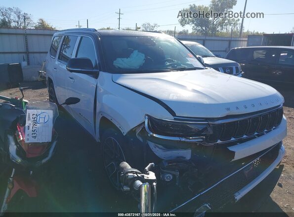 1C4SJVDPXSS529411 2025 JEEP WAGONEER White Передня права чверть
