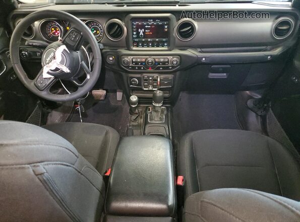 1C6HJTAG3PL537006 2023 JEEP GLADIATOR Black Vista del salpicadero