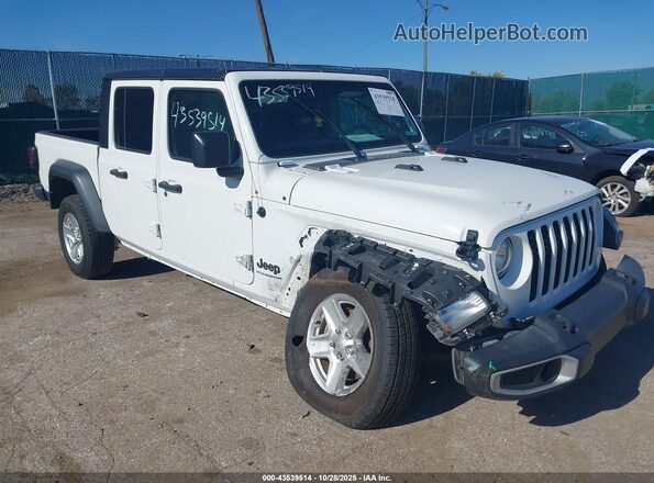 1C6HJTAG4PL533904 2023 JEEP GLADIATOR White წინა მარჯვენა
