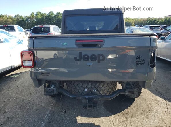 1C6HJTAG6ML569735 2021 JEEP GLADIATOR Серый Вид сзади