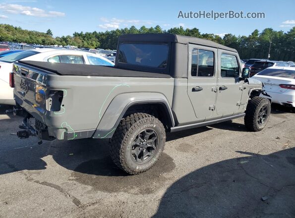1C6HJTAG6ML569735 2021 JEEP GLADIATOR Серый Задняя правая четверть