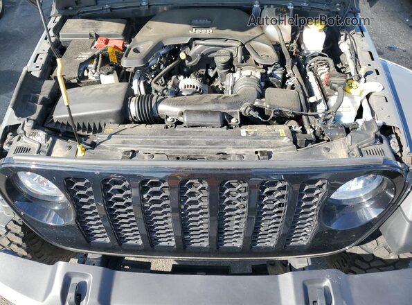 1C6HJTAG6ML569735 2021 JEEP GLADIATOR Серый Вид подкапотного пространства