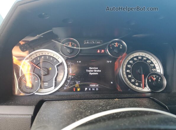 1C6RR7VT7HS566947 2017 RAM 1500 Black Widok zestawu wskaźników