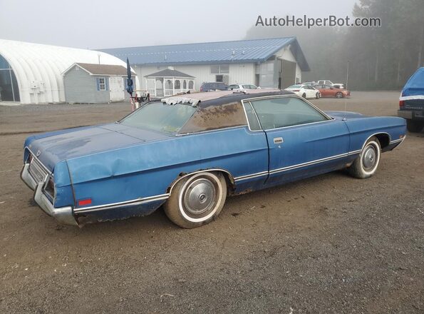 1E58S190868 1971 FORD GALAXIE Blue Հետևի աջ