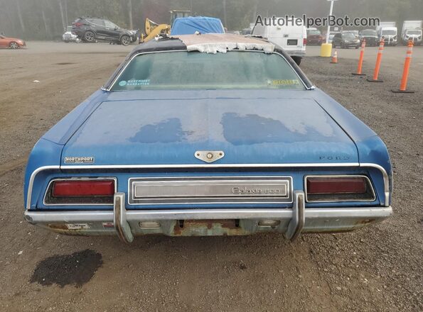 1E58S190868 1971 FORD GALAXIE Blue Հետևի տեսք