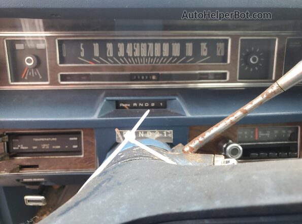 1E58S190868 1971 FORD GALAXIE Blue Սարքավորումների վահանակի տեսք