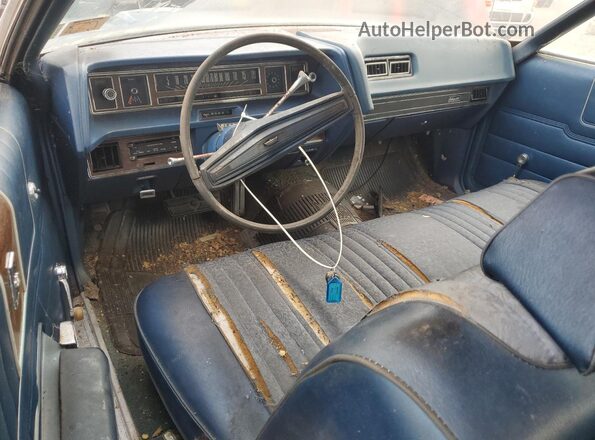 1E58S190868 1971 FORD GALAXIE Blue Առջևի վահանակի տեսք