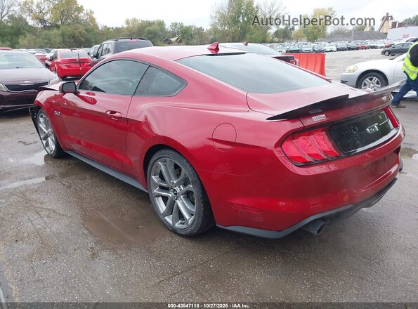 1FA6P8CF1P5300220 2023 FORD MUSTANG Красный Задняя левая четверть
