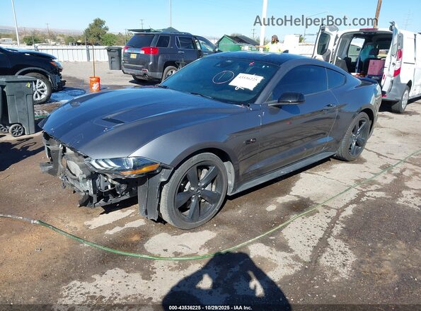 1FA6P8CF6P5303985 2023 FORD MUSTANG Серый Передняя левая четверть