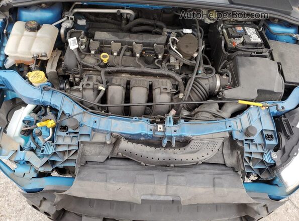 1FADP3F22GL211755 2016 FORD FOCUS Синий Вид задней части салона