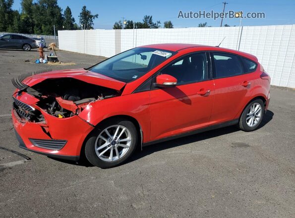 1FADP3K25GL337498 2016 FORD FOCUS Red Front left