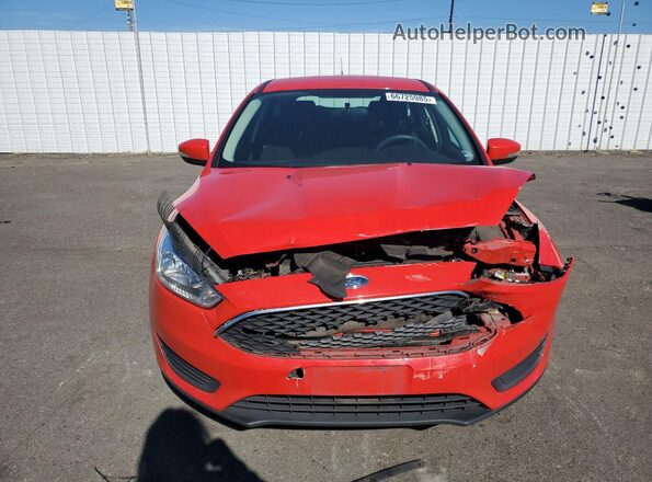 1FADP3K25GL337498 2016 FORD FOCUS Red Front view