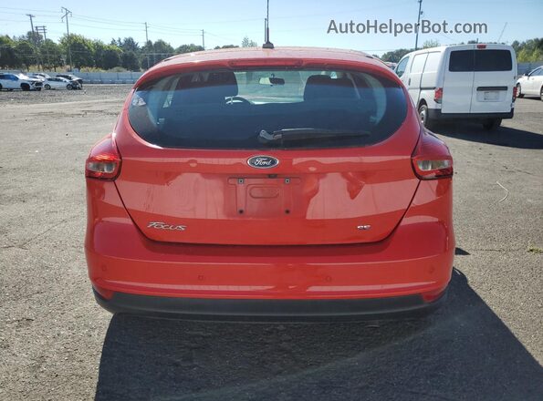 1FADP3K25GL337498 2016 FORD FOCUS Red Rear view
