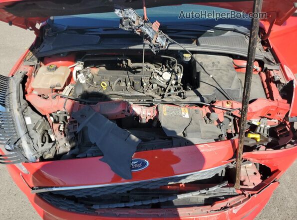 1FADP3K25GL337498 2016 FORD FOCUS Red Rear interior view