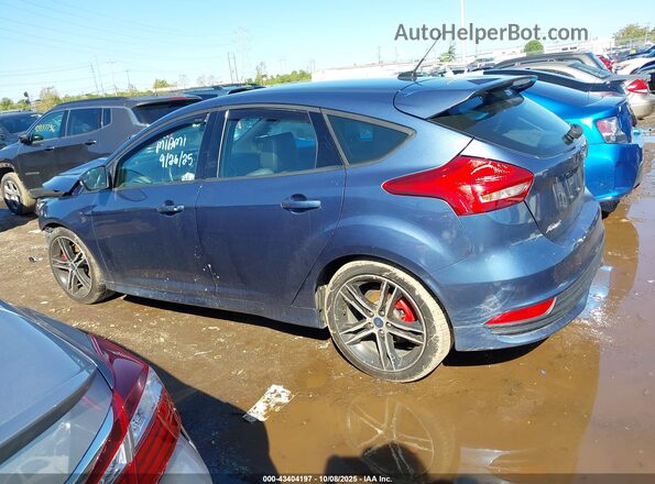 1FADP3L91JL232654 2018 FORD FOCUS ST Синий Вид задней части салона
