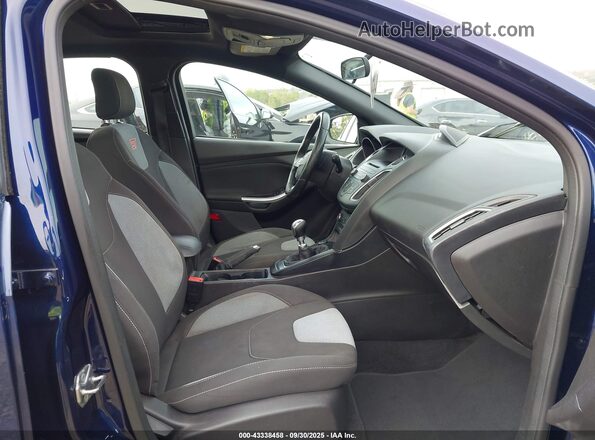 1FADP3L93GL228310 2016 FORD FOCUS ST Dark Blue Widok wnętrza z przodu