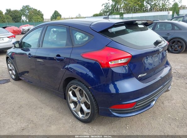 1FADP3L93GL228310 2016 FORD FOCUS ST Dark Blue Tył lewy
