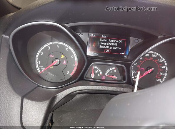 1FADP3L93GL351251 2016 FORD FOCUS ST Gray Widok tylnych siedzeń