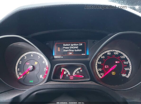 1FADP3L94HL203918 2017 FORD FOCUS ST Black Widok tylnych siedzeń