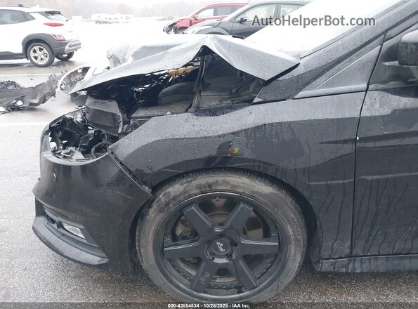 1FADP3L94HL203918 2017 FORD FOCUS ST Black Widok z przodu
