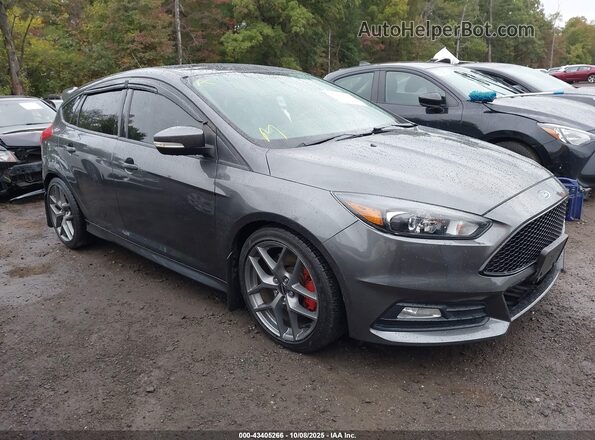1FADP3L95HL236877 2017 FORD FOCUS ST Серый Передняя правая четверть