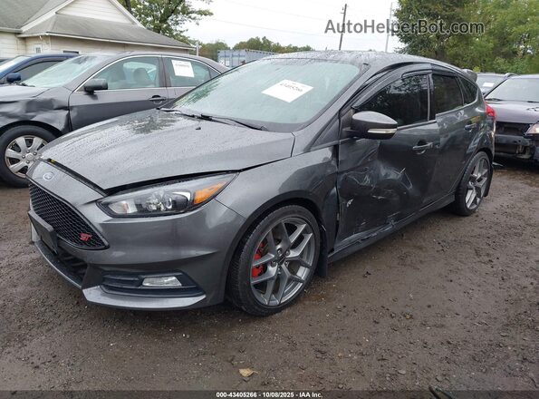 1FADP3L95HL236877 2017 FORD FOCUS ST Серый Передняя левая четверть
