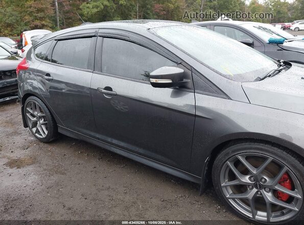1FADP3L95HL236877 2017 FORD FOCUS ST Серый Вид задней части салона
