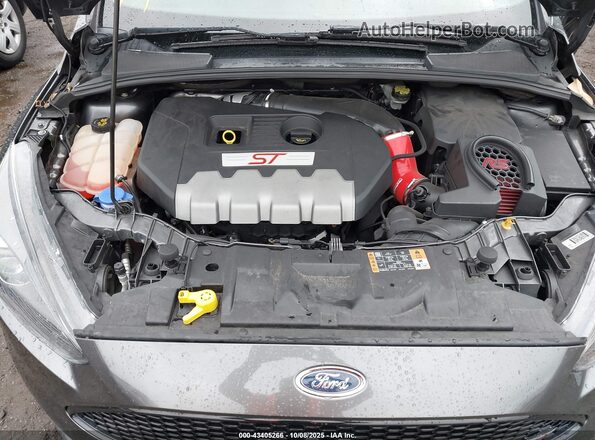 1FADP3L95HL236877 2017 FORD FOCUS ST Серый Вид сзади
