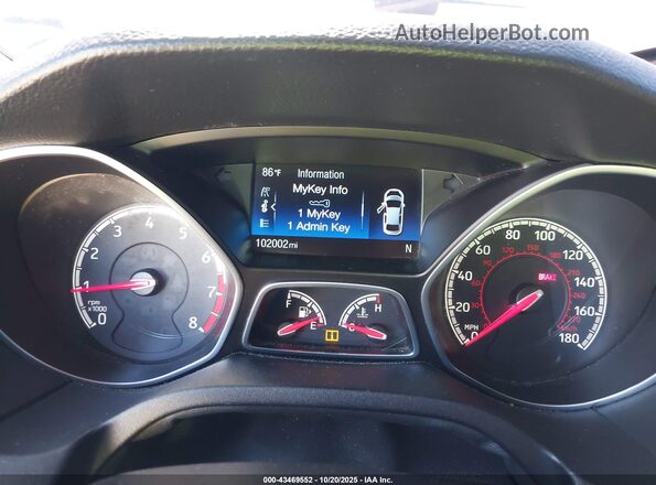 1FADP3L99HL220603 2017 FORD FOCUS ST Yellow Widok tylnych siedzeń