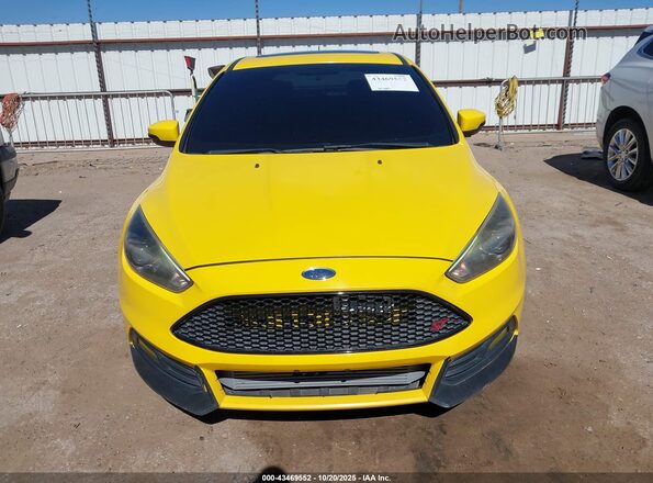 1FADP3L99HL220603 2017 FORD FOCUS ST Yellow Widok zestawu wskaźników
