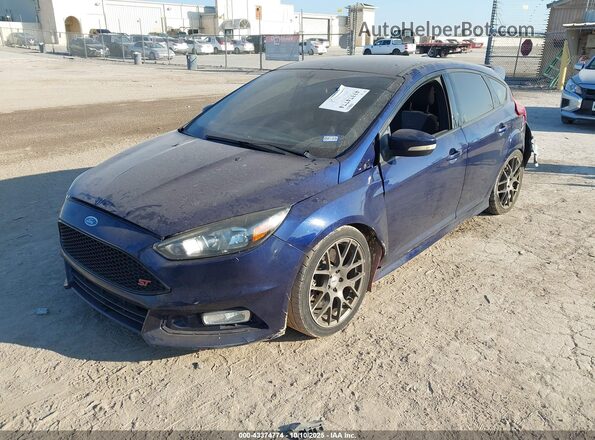 1FADP3L9XGL208667 2016 FORD FOCUS ST Blue Front left