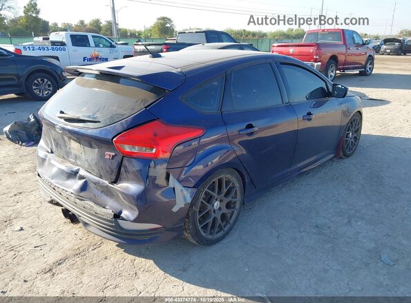 1FADP3L9XGL208667 2016 FORD FOCUS ST Blue Rear right