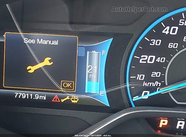 1FADP3R48GL393118 2016 FORD FOCUS ELECTRIC Silver Вид задньої частини салону