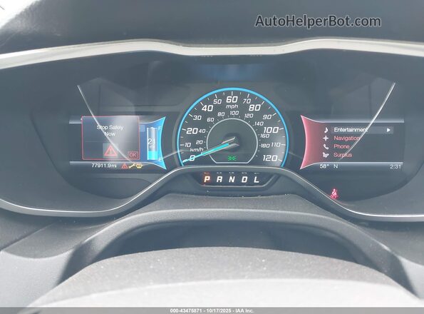 1FADP3R48GL393118 2016 FORD FOCUS ELECTRIC Silver Вид задніх сидінь